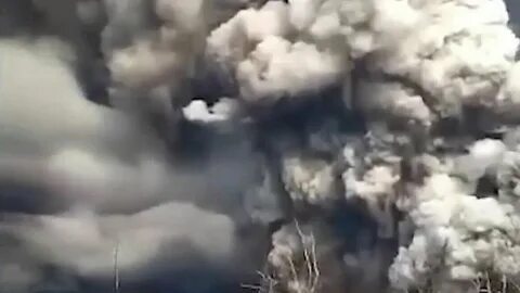 Шивелуч вулкан извержение 2023