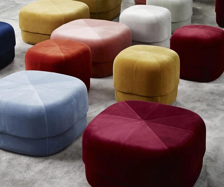 Пуф в спальню. Пуф circus normann copenhagen. normann copenhagen пуф. пуфик тканевый.