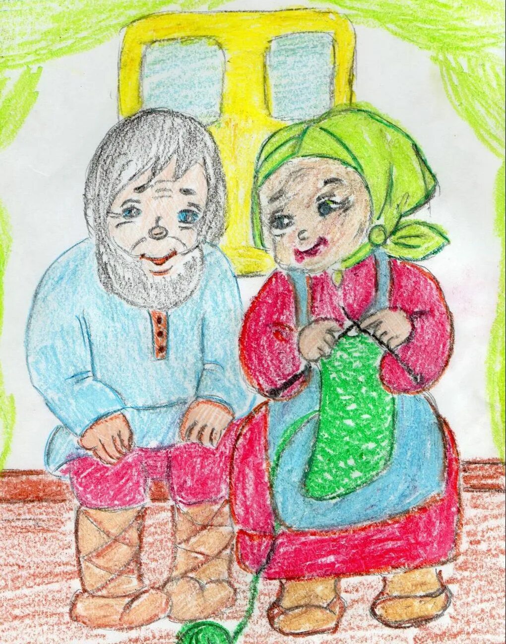 Бабушка рождения рисунка. Рисунок на тему бабушка. Бабушка и дедушка рисунок. Рисунок для бабушки от внучки. Рисунок моя любимая бабушка.