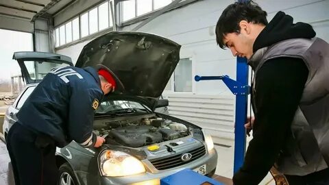 Техосмотр проходит владелец