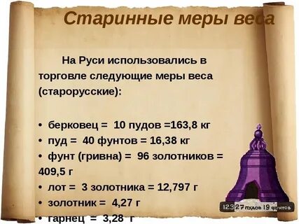 Мерка весов