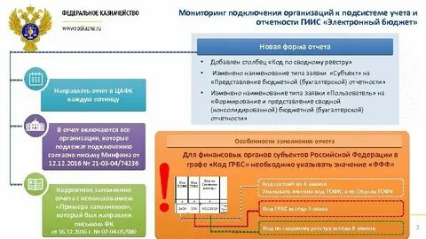 Особенности организации учета и отчетности