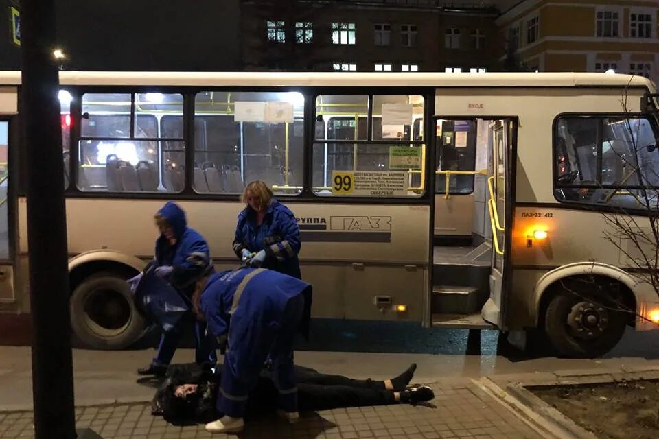 наезд автобуса на пешеходов