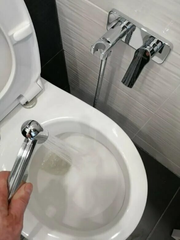 Унитазы душем установка. Смеситель гигиенический с биде приставкой для унит. Гигиенический душ для унитаза вассер крафт. Гигиенический душ grohe в интерьере. Смеситель grohe baucurve 123072 для биде с гигиеническим душем.