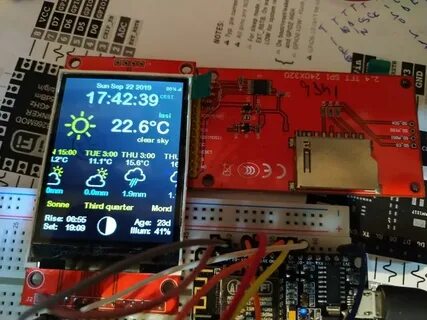 Метеостанция на esp32