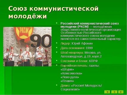 Политическая организация союз