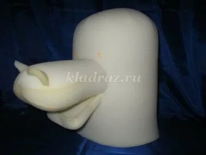 Голова змеи из поролона