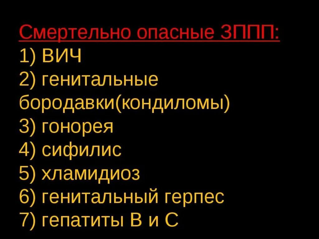 ИППП перечень заболеваний. Какие болезни опасные для человека