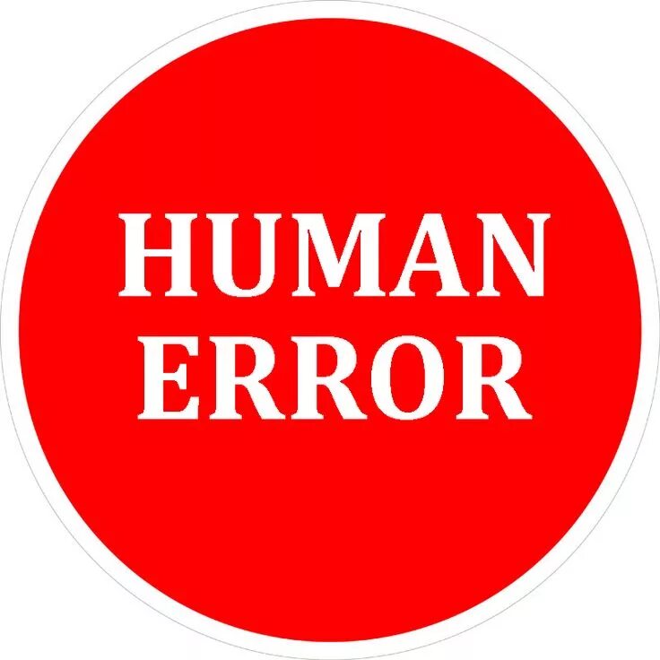 Error. Human надпись. Тотальная ошибка. Human error