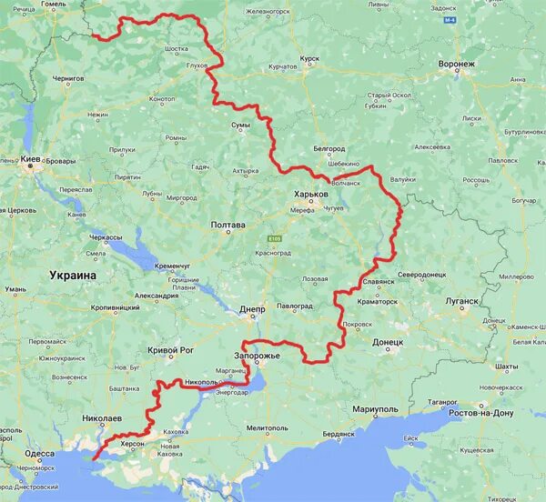Граница России и Украины на карте. Границы Украины на карте 2023г. Россия и Украина на карте граница с Россией. Граница РФ И Украины на карте.