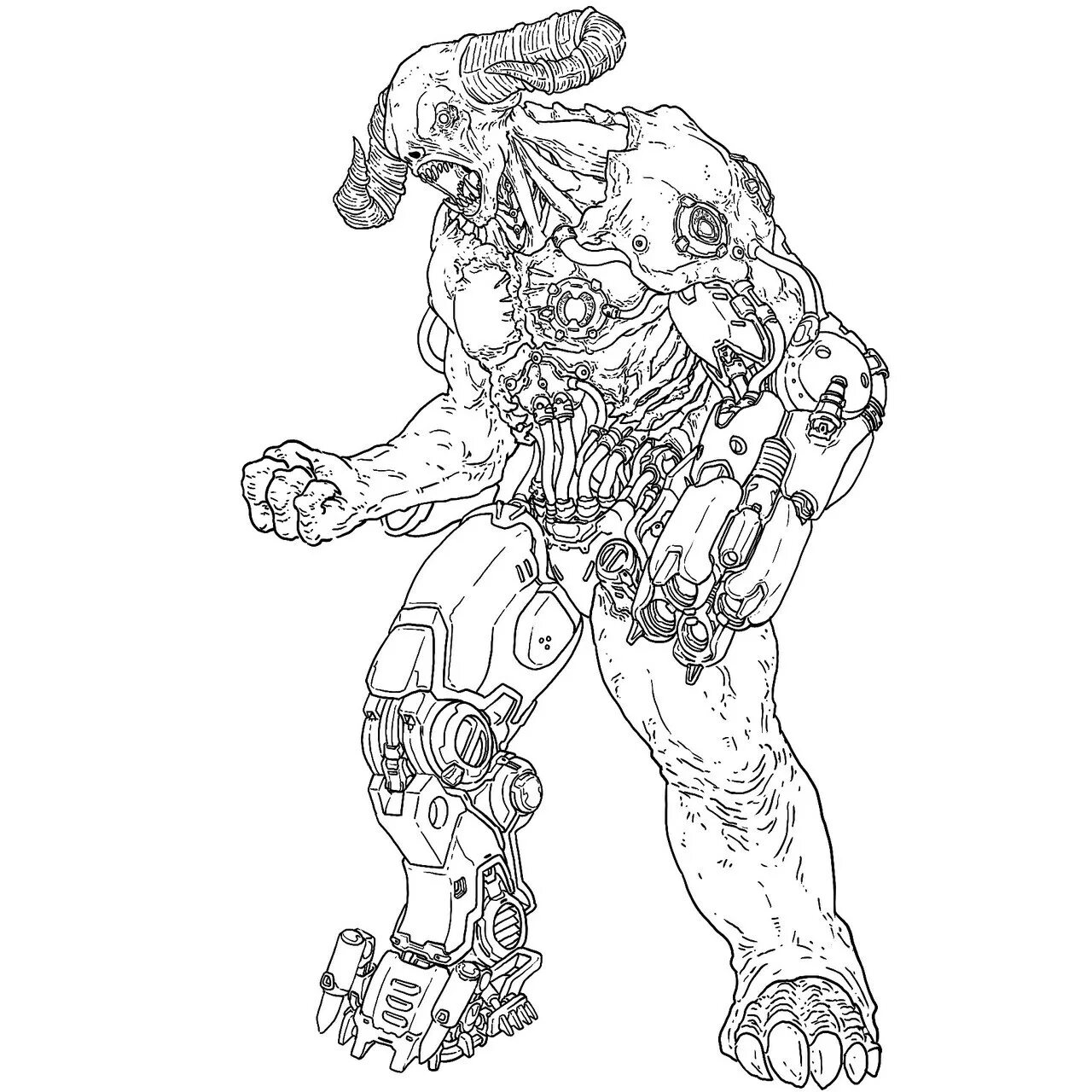 Doompdf pages dev doom pdf. Doom 2016 раскраска. кибердемон doom 2016 эскизы.