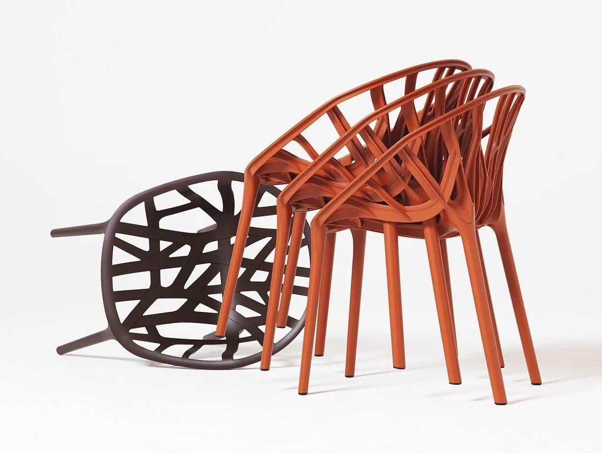 Whom chair. Ronan Erwan Bouroullec. Дизайнерские стулья для гостиной. Стул vegetal.