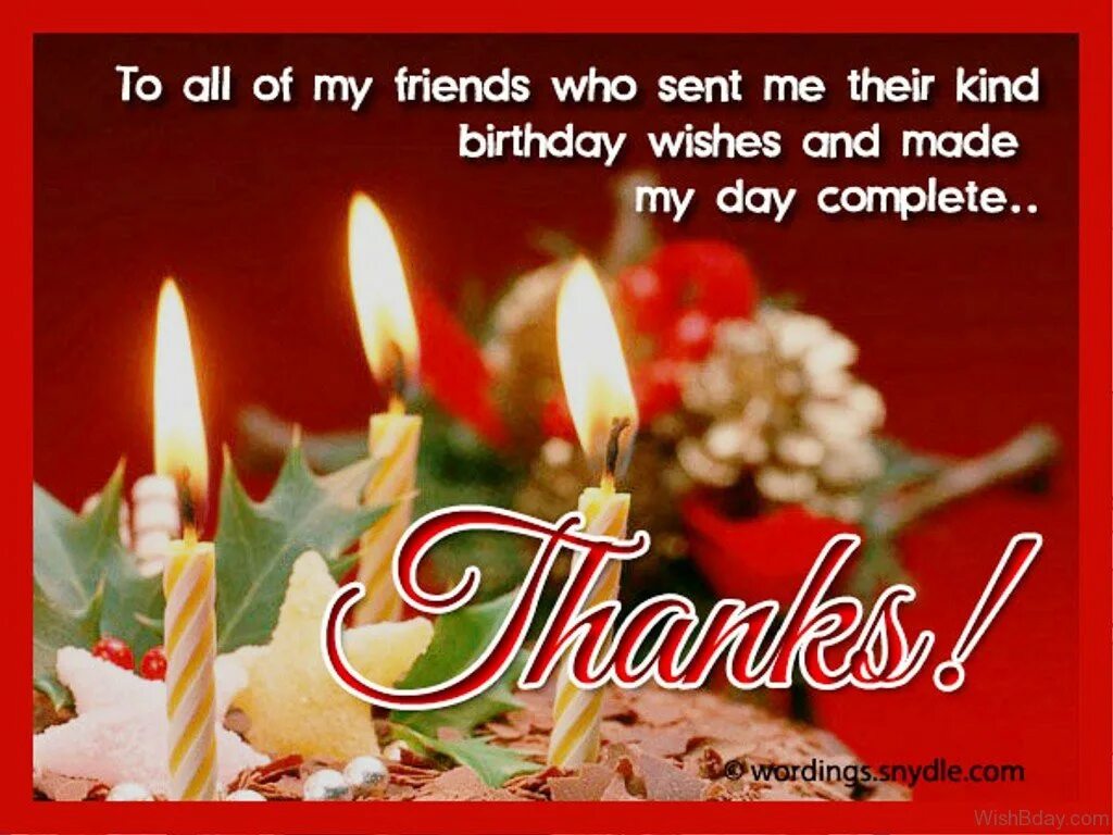 Thank you for Birthday Wishes. Thank you for best Wishes. Birthday Wishes for friend. All the best Wishes.