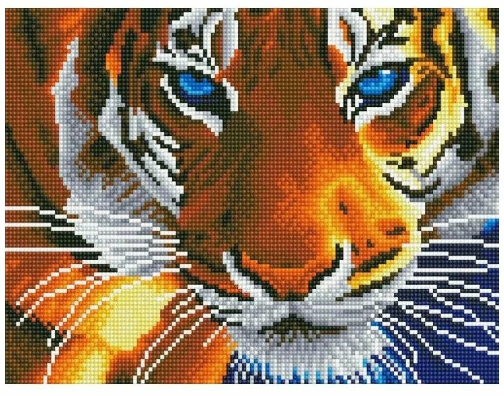 мозайка тигра