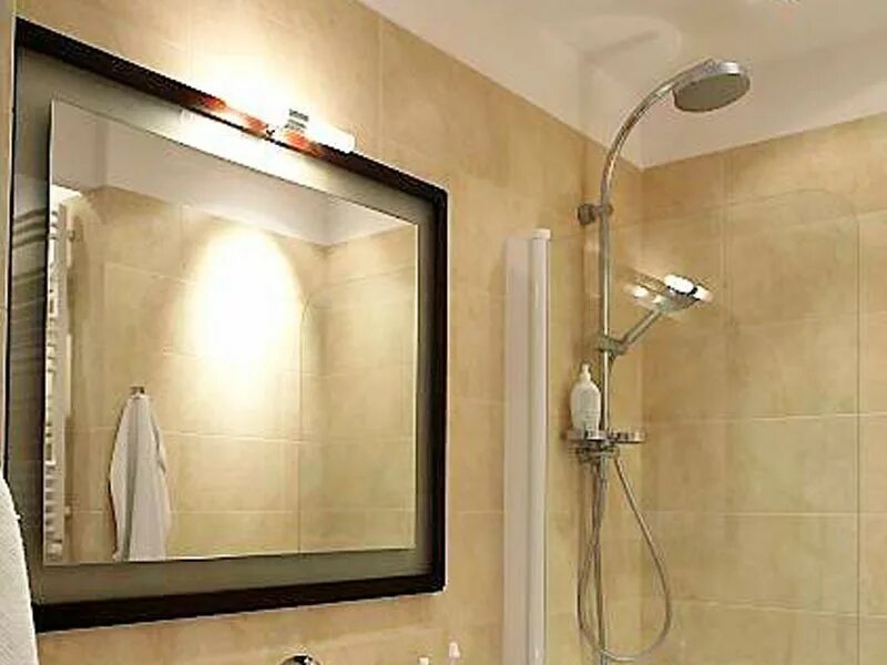 В ванной комнате установлен. Светильники установленные на зеркало в ванной. Светильник сбоку зеркала в ванной. Бра сбоку от зеркала в ванной. Зеркало и бра над раковиной в ванную комнату.