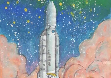 День космонавтики рисунки отчет