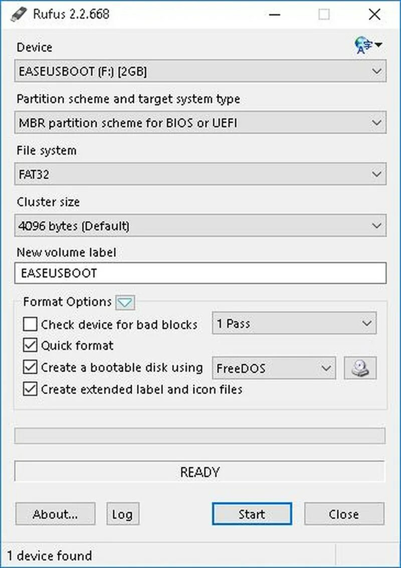 Linux создание загрузочной флешки windows. Rufus usb. rufus create bootable. windows usb rufus. rufus freedos.