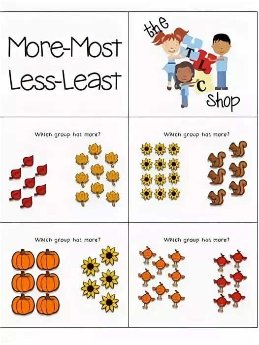 More most less least. More the most less the least задания. less least.