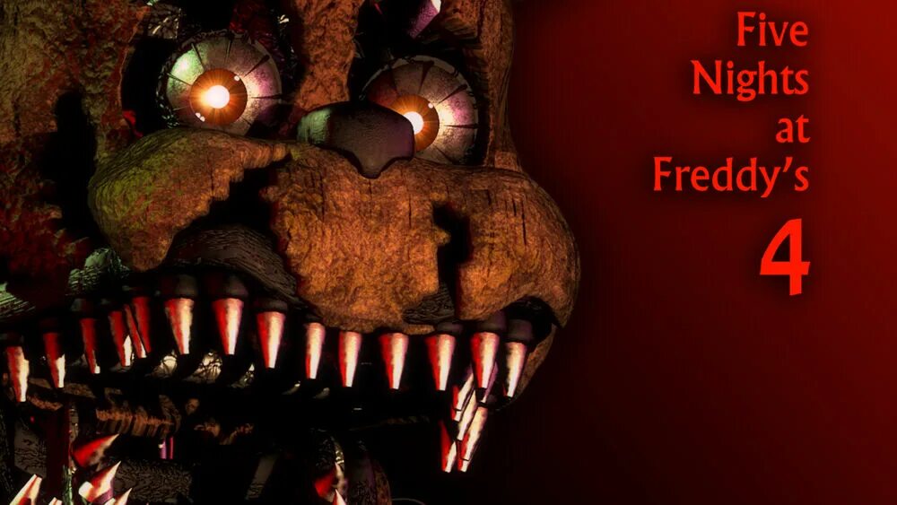 Фредди 4 бесплатная часть. Фиве Нигхт АТ Фредди. Five Nights at Freddy's 4 скримеры.