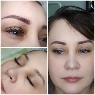 После пм бровей