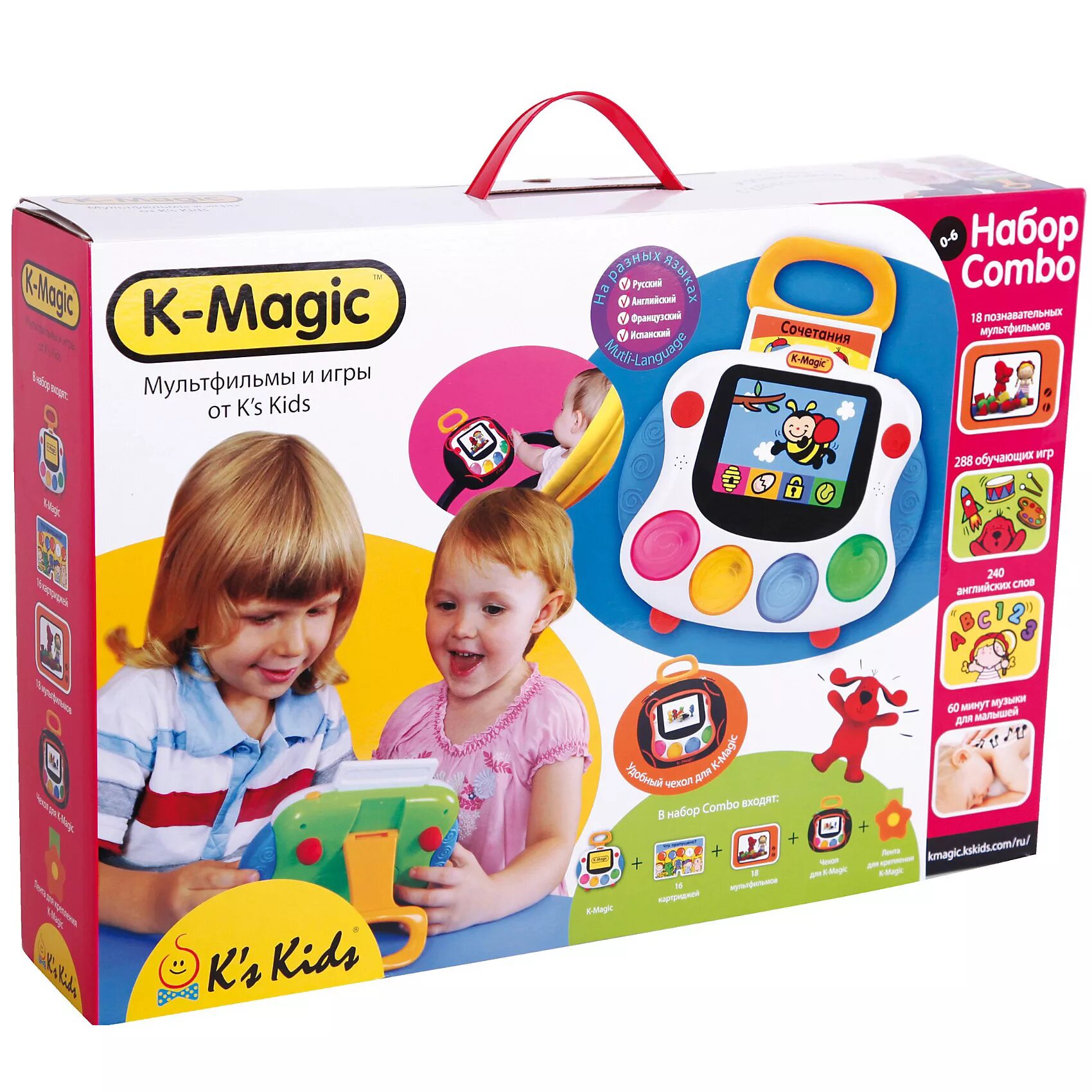 Детский планшет k's Kids. Детский планшет k's Kids k-Magic. Консоль k-Magic. Развивающий центр k's Kids Combo.