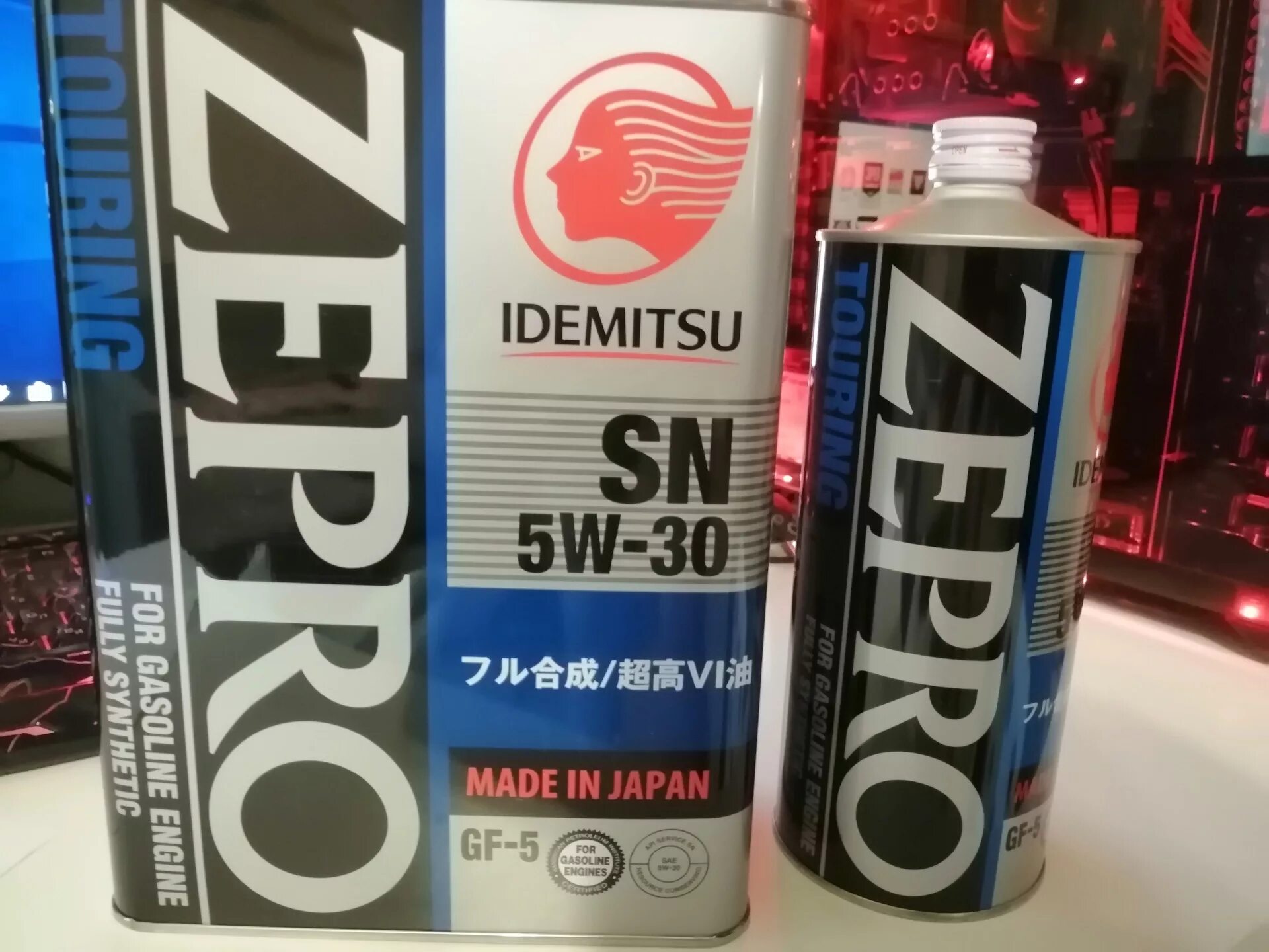 Масла idemitsu zepro 5w 30. Idemitsu 5w30 Zepro Touring 4л. Idemitsu 5w30 SN. Масло моторное Idemitsu Zepro Touring 5w-30, 4л 1845004 4251004. Idemitsu 5w-30 4l Zepro Touring SN/gf-5.