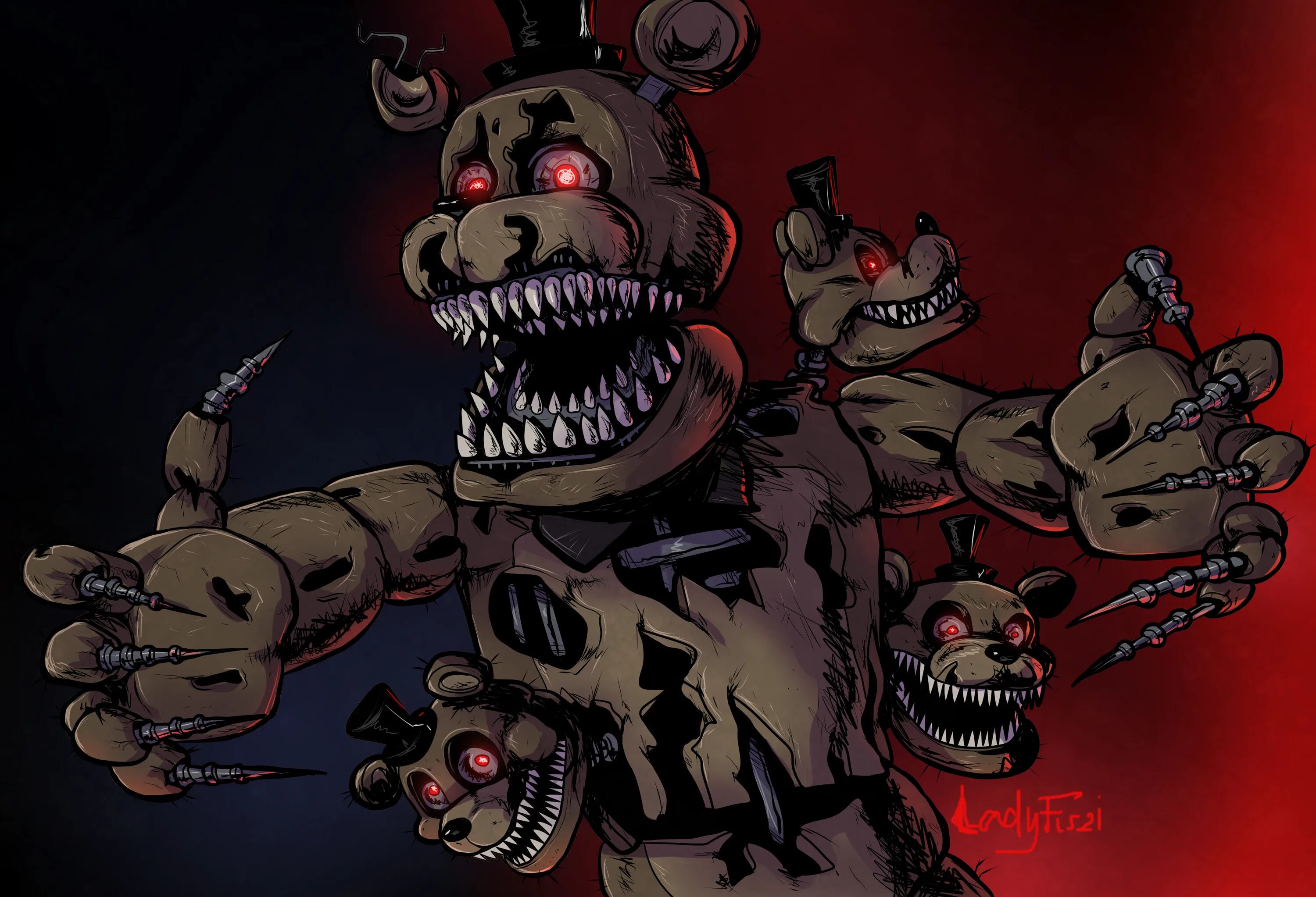 Fnaf кошмарный фредди. Как выглядит кошмарный фредди. Кошмарный фредди. Фредди из фнаф 4. Аниматроник кошмарный фредди.
