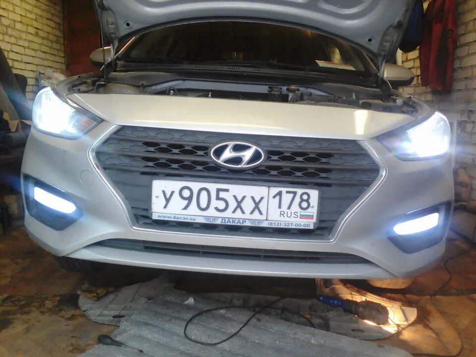 Лед лампы на хендай солярис. Solaris 2025 дхо. hyundai solaris 2018 дхо лампа светодиодная. дхо в хёндай солярис 2.