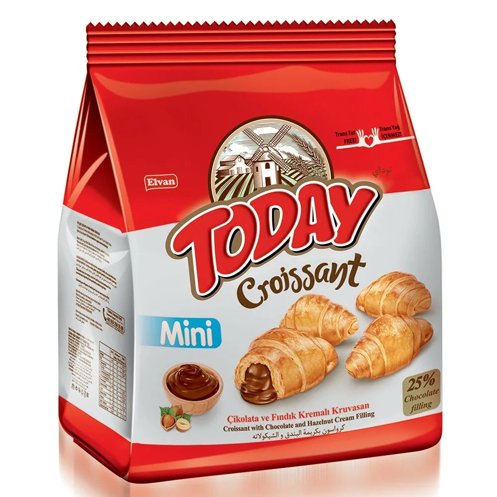 Мини круассаны с шоколадом. Today круассан. мини круассаны шоколадные. мини круассан с шоколадной начинкой.