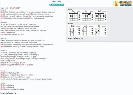 Billie eilish lovely ukulele chords