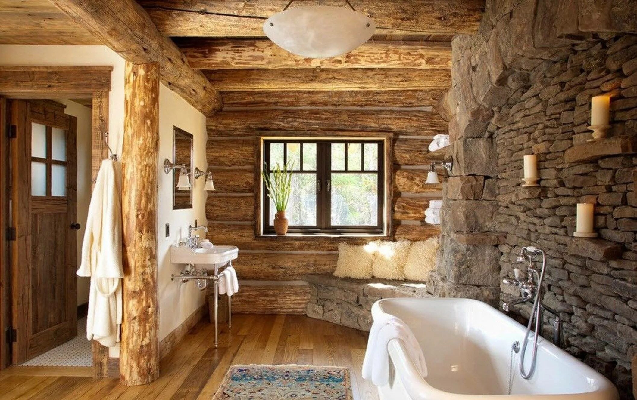 Отделка деревянной комнаты. Сан УЗЕЛТВ деревенском стиле. Отделка комнаты. Ванная в деревянном доме. Ваееая в деревянном доме.