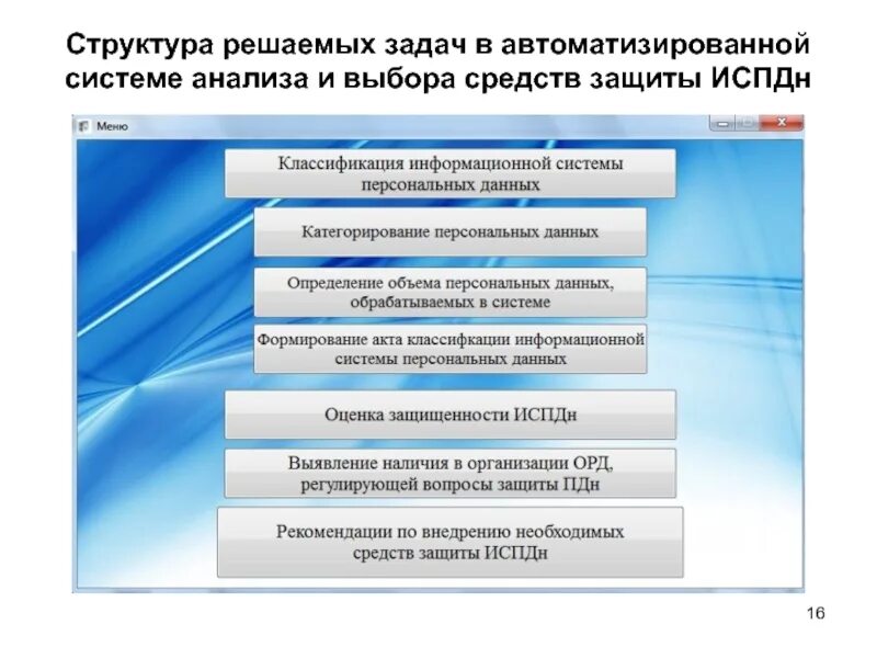 Классы защиты информационных систем