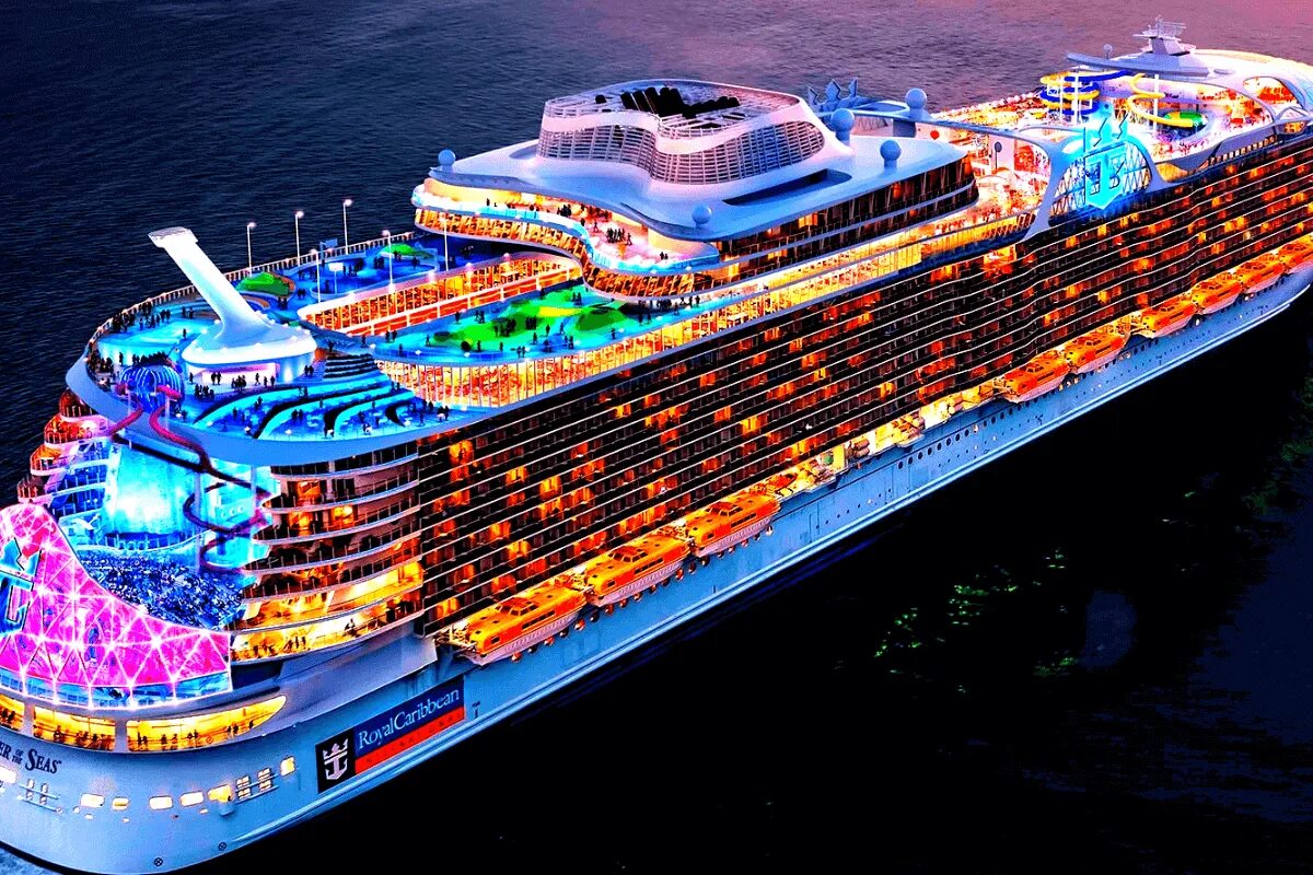 Какой самый большой круизный лайнер. Корабль symphony of the seas. Круизный лайнер большой круизный в мире самый. Самый большой корабль в мире круизный лайнер. Самый большой круизный лайнер в мире 2022.