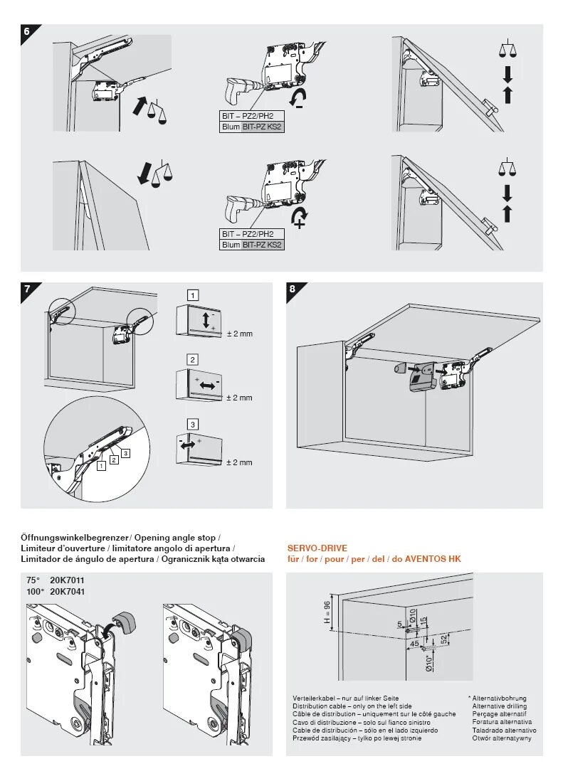 Блюм XS схема установки. Регулировка доводчиков Blum для кухонных шкафов. Авентос HK присадка Блюм схема установки. Подъемник Блюм HK XS схема.