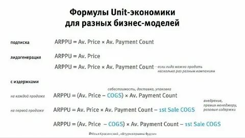 Юнит метрики