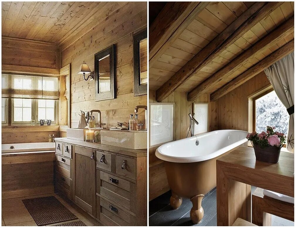 Дизайн комнат в деревянном доме. Санузел в деревянном доме. Ванная отделанная деревом. Ваееая в деревянном доме. Ванная в деревянном доме.