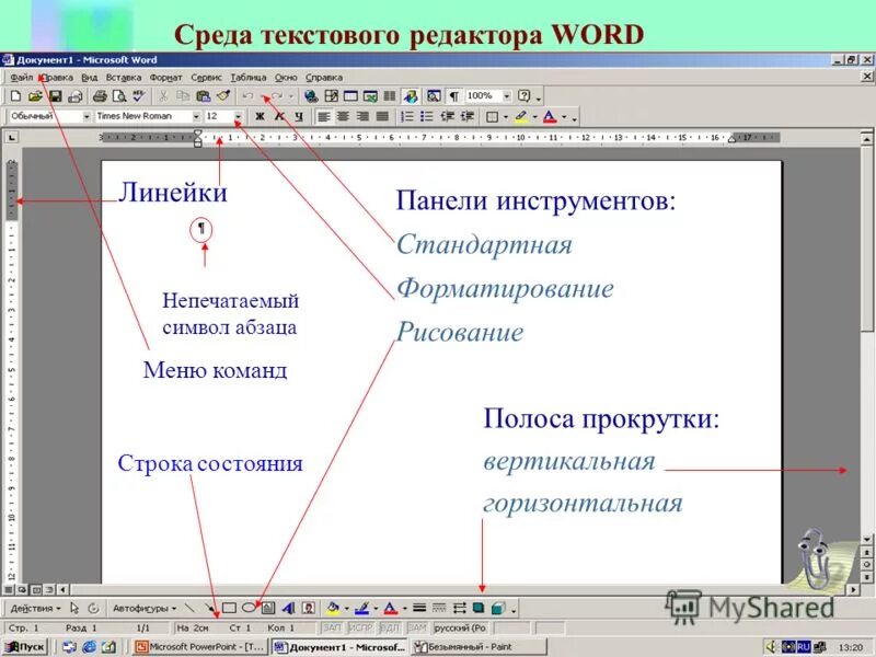 Презентация программ word