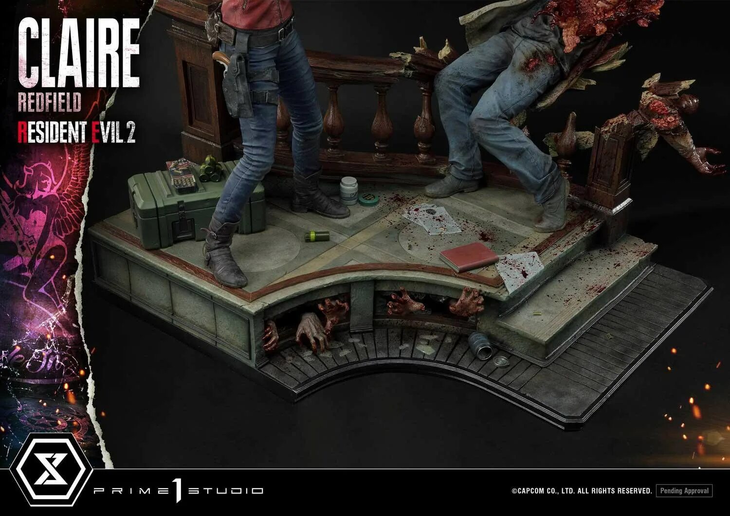Статуи за клэр. Resident evil 2 статуи клэр. ultimate premium masterline resident evil 2 leon s. kennedy. re 2 claire статуи. диорама из пластилина resident evil 2 remake.