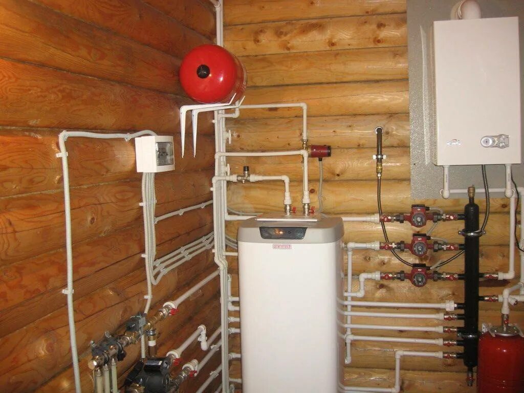 Газовый котел для частного двухэтажного дома. Котельная в деревянном доме. отопление в деревянном доме. отопление в загородном доме. отопление в частном деревянном доме.
