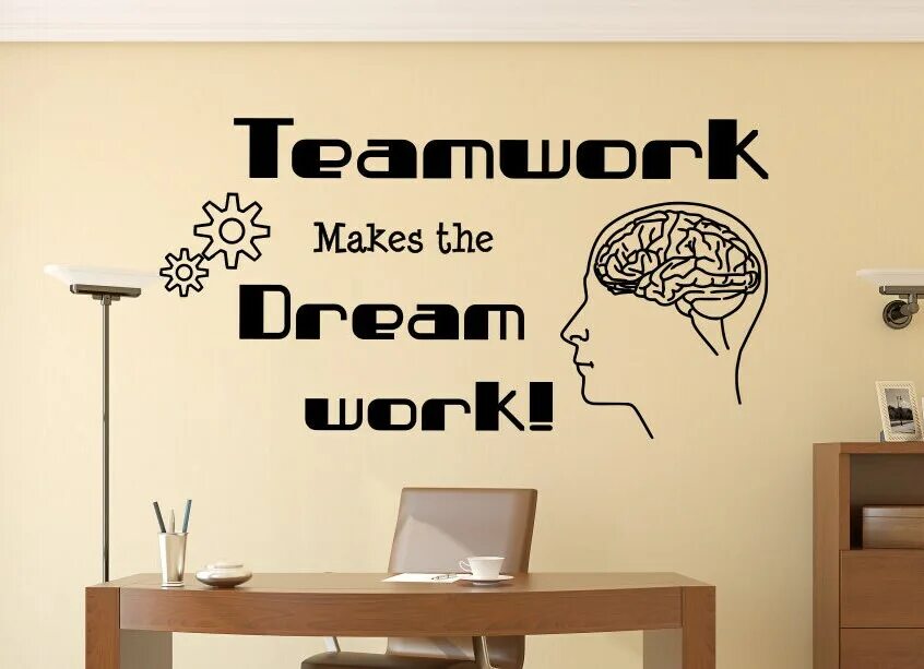 They make him work. Teamwork makes the Dream work. Картины со словами для офиса teamwork. Teamwork Dream work. Team work makes a Dream work перевод.