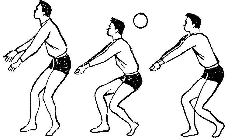 нижняя передача в волейболе