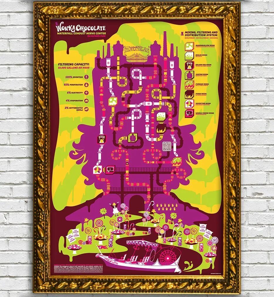 Шоколадная фабрика карта. SKZ Chocolate Factory карта. Willy Wonka Cross-Stitch.