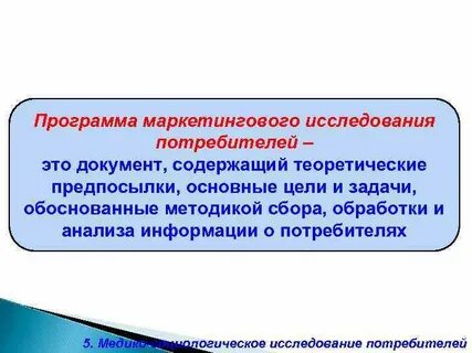 Цели программы маркетинга