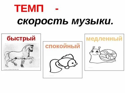 Темп в музыке для детей