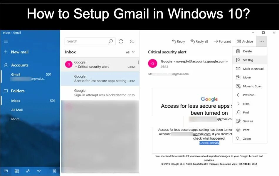 Setting gmail. Gmail приложение для windows 10. gmail в приложении почта windows 10.
