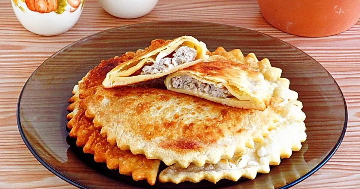 Чебуреки на кефире рецепт с фаршем
