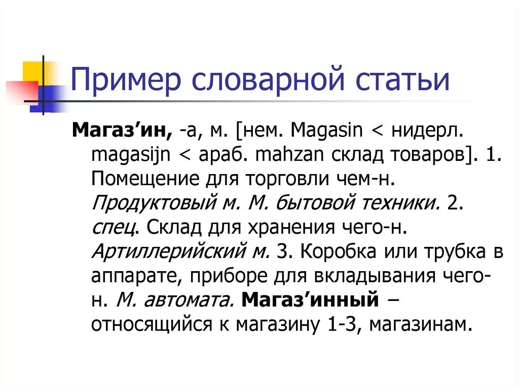 6 любых статей. Словарная статья пример. Примеры словарных статей. Пример составления словарной статьи. План словарной статьи.