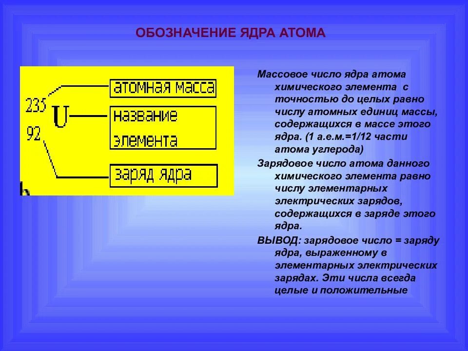 Число ядер элемента. Обозначение ядра. обозначение ядра атома. массовое число атома обозначение. массовое число ядра атома.