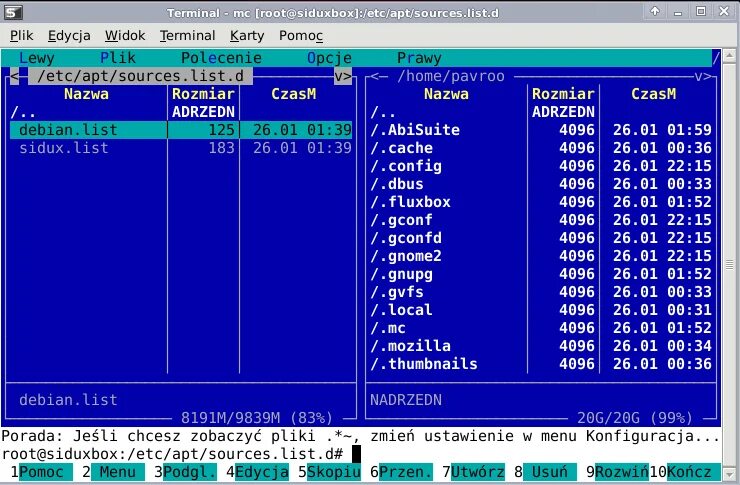 Etc source list. The terminal list. the terminal list 1.