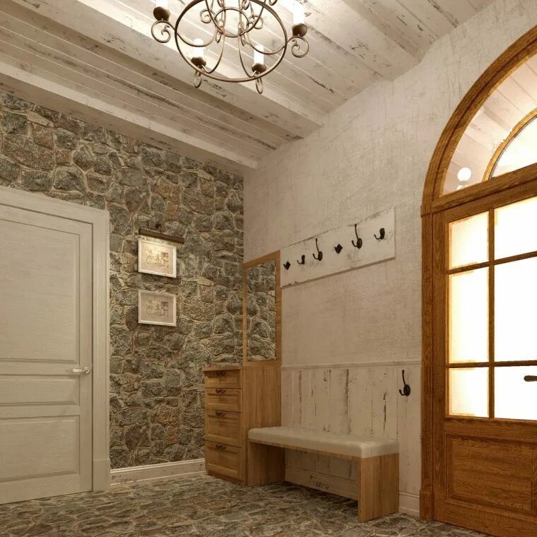 Extensive Home Remodel - Magnolia, TX - Средиземноморский - Прихожая - Хьюстон -